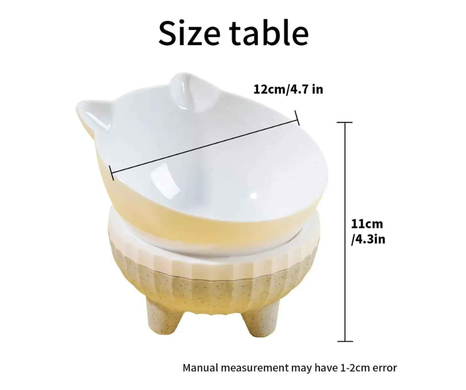 Cuencos Elevados Con Soporte Elevado