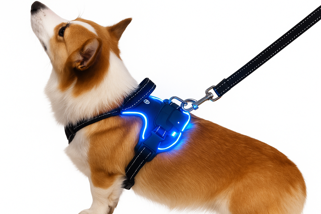Arnés de Seguridad LED Recargable para Perros