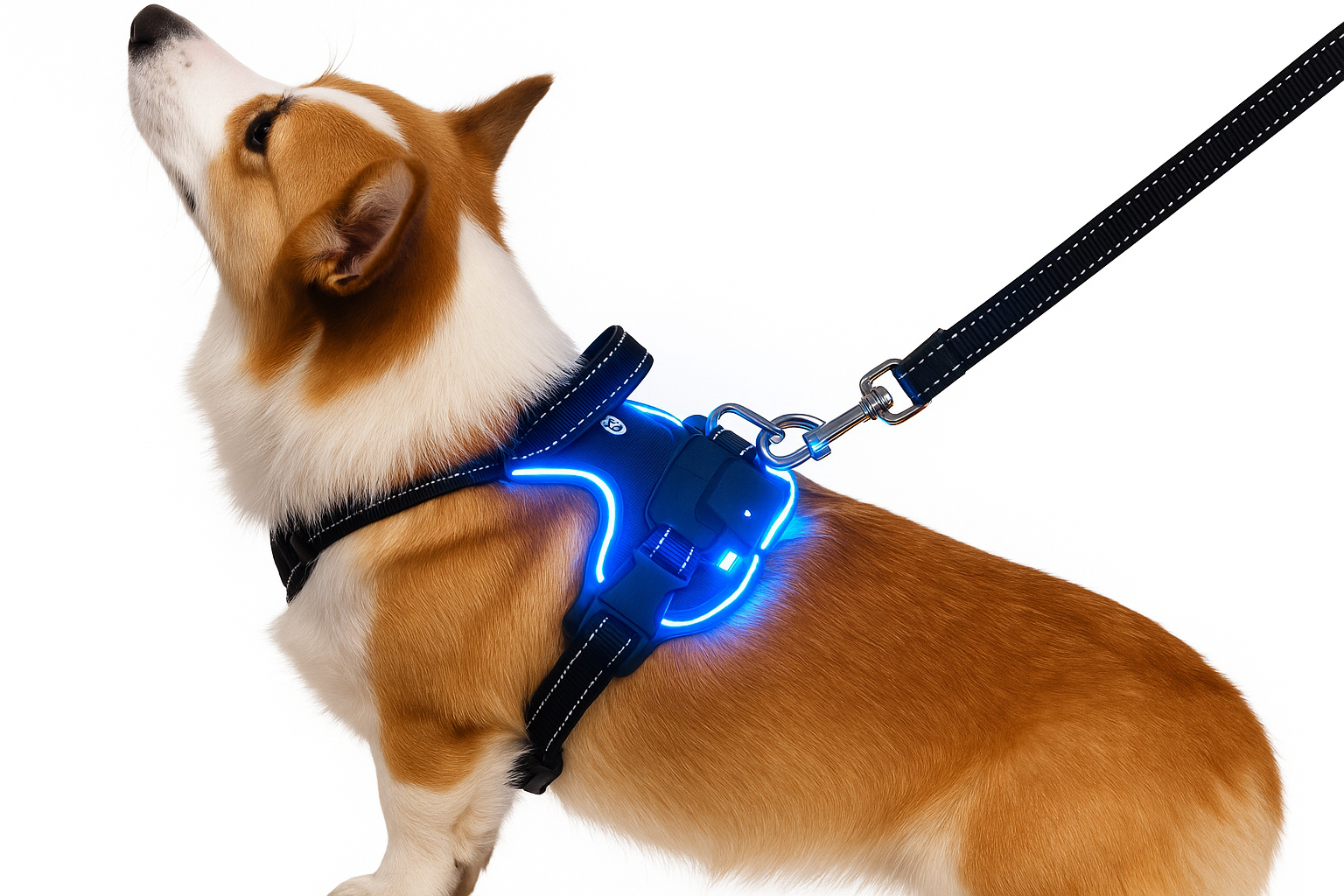 Arnés de Seguridad LED Recargable para Perros
